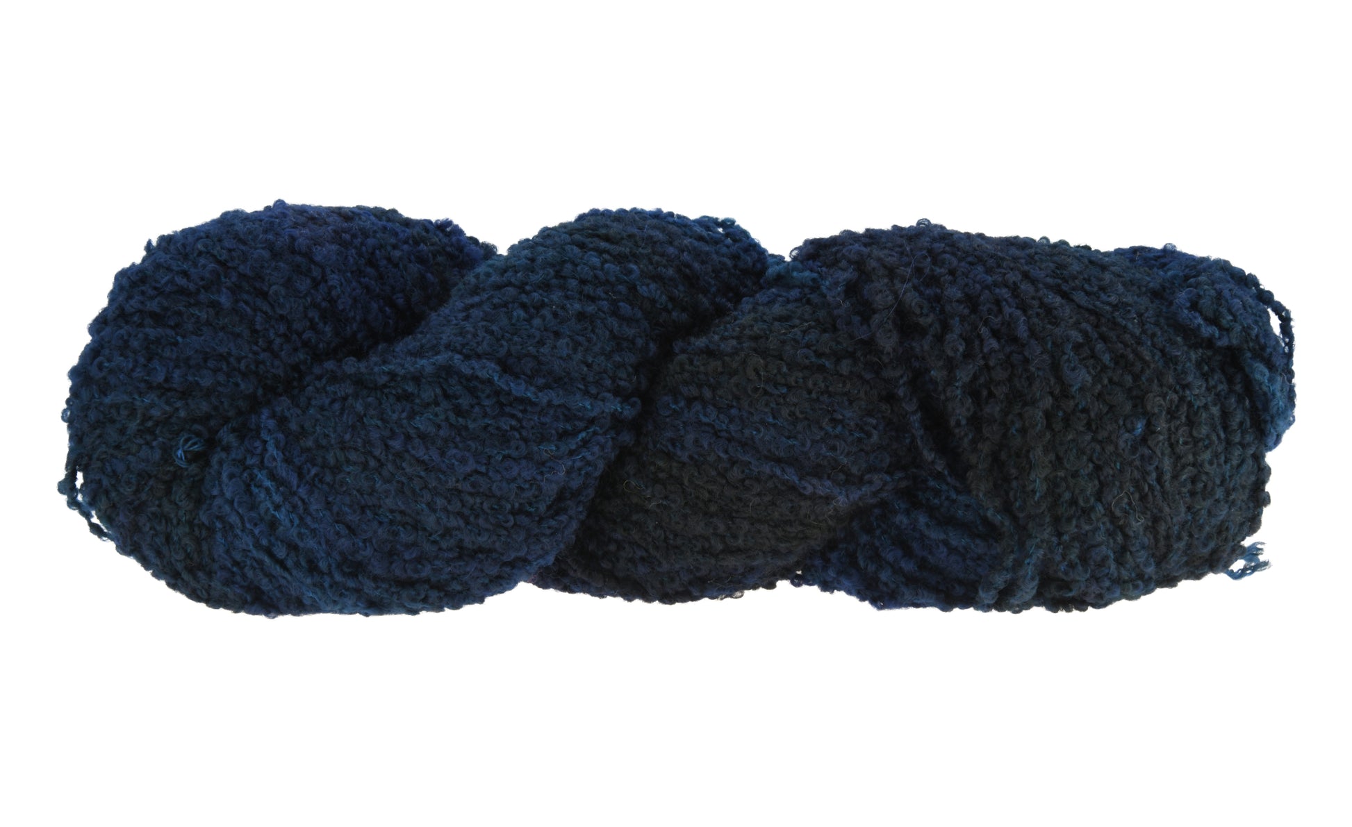 Barn-Yarn-Twilight-boucle-DK-weight-hand-dyed-yarn—twisted-hank-in-shadowy-blue-color-ideal-for-knit-and-crochet-projects.