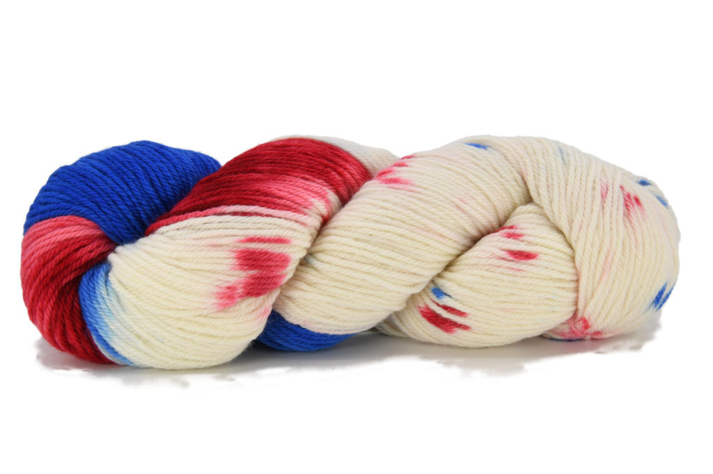 Barn Yarn Stars & Stripes Bliss Worsted Merino Wool Yarn