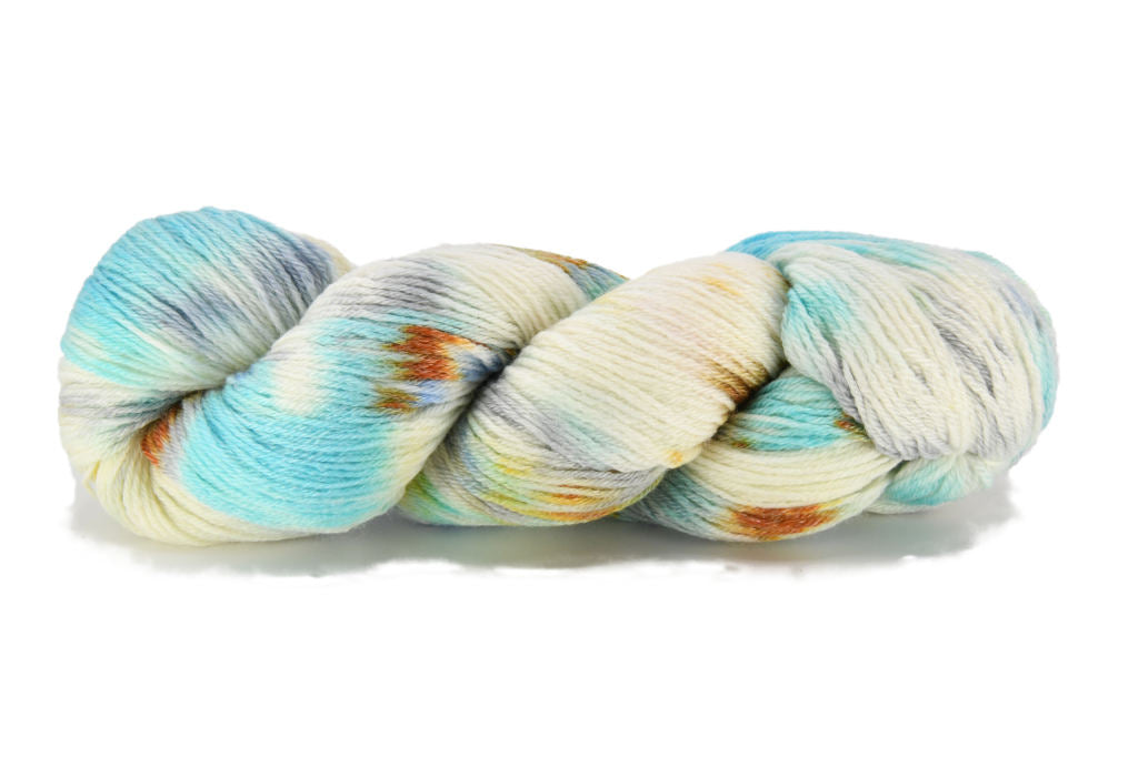 Barn Yarn Seascape Dulcet Fingering Wool and Tencel Yarn