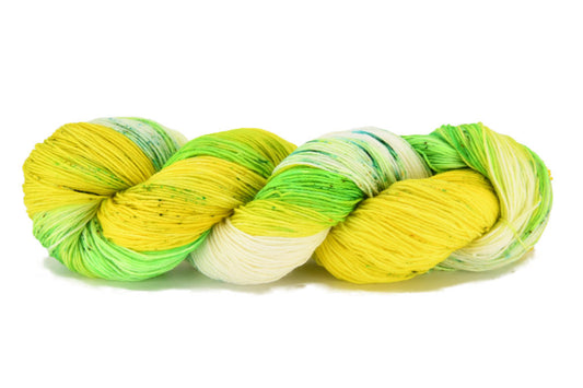 Barn Yarn Lemon Fizz Joy Fingering Superwash Merino Wool Yarn