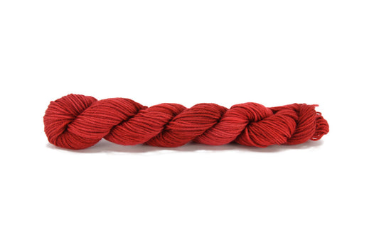 Barn Yarn Amore Red Mini Fingering Superwash Merino Wool Yarn