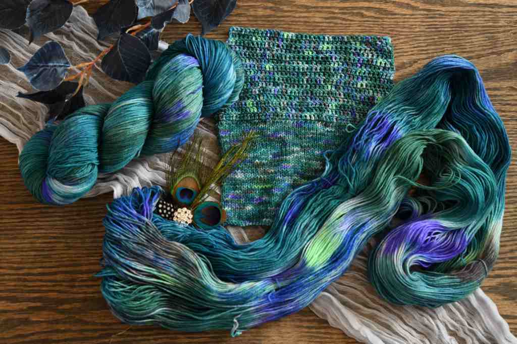 Barn Yarn Sport Weight Merino Wool Play the Peacock