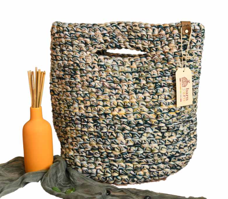 Barn Yarn crochet tote bag